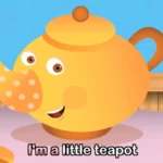 I Am A Little Teapot Lyrics: A Nursery Rhyme Poem for Kids
