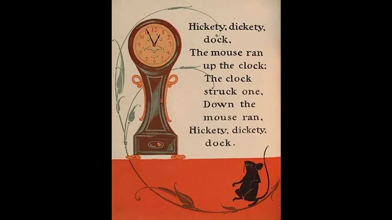 Hickory Dickory Dock Lyrics: A Nursery Rhyme Poem for Kids