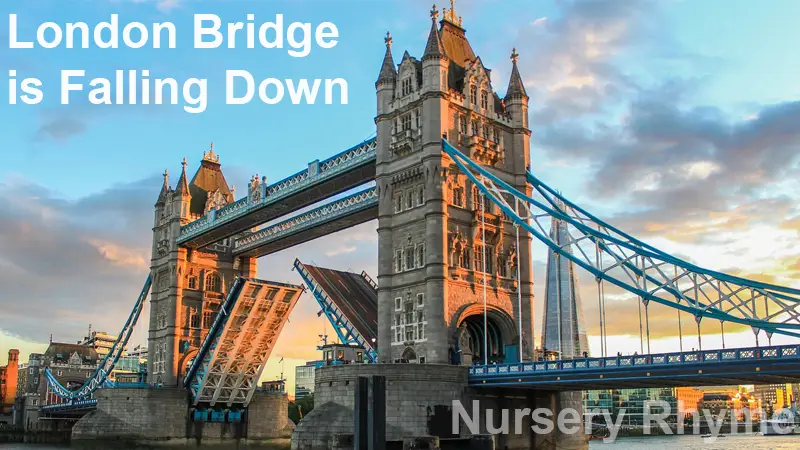 London Bridge is Falling Down Lyrics: A Nursery Rhyme Poem for Kids